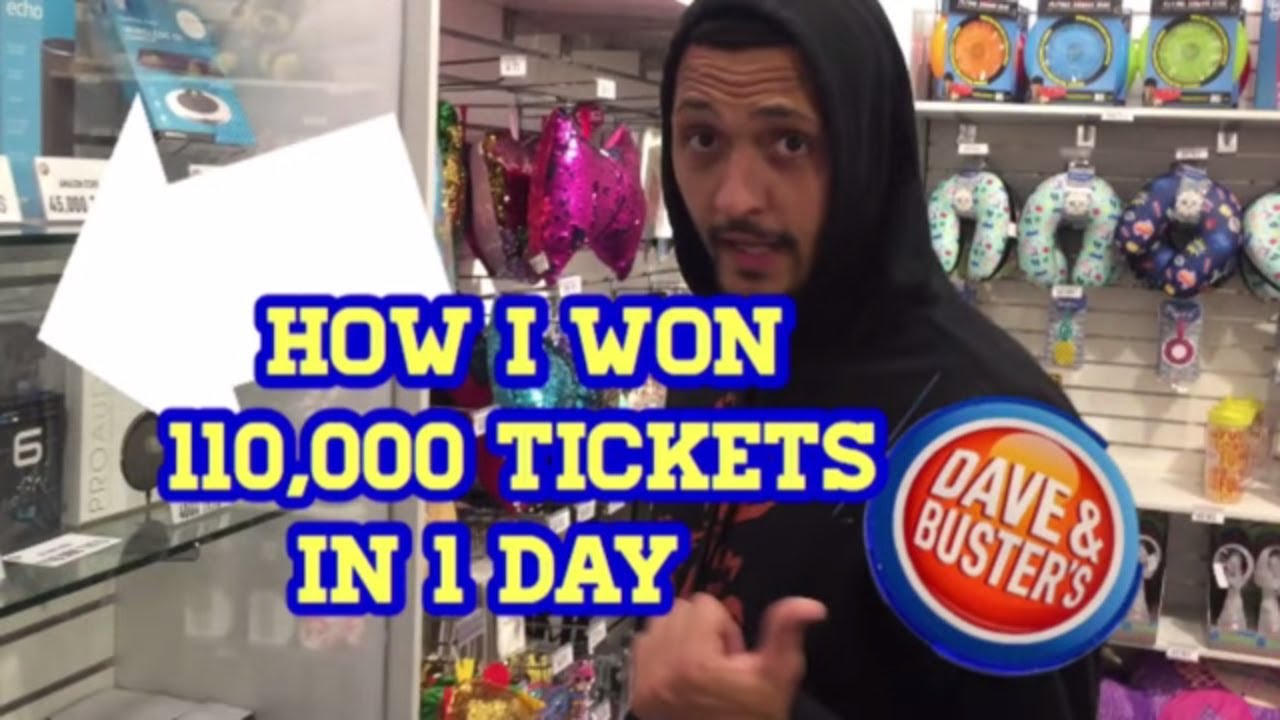 UNBELIEVABLE!!! You won’t believe what I won in 1 day at Dave & Busters