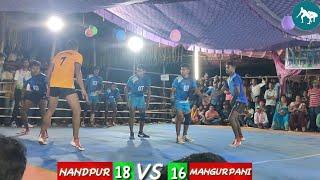 Part-2 Final Winning Team Nandpur vs Mangurpani (Second Half) Odisha KABBADI DT-18.10.2021