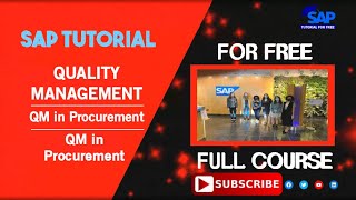 SAP Quality Management | QM in Procurement | SAP QM | SAP Tutorial For Free