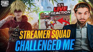 STREAMER SQUAD CHALLENGED ME🥵LIVE REACTION🔥| ALBERT oP