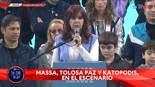 "Dejamos un país mucho mejor que el que habíamos recibido y eso es un orgullo" Cristina Kirchner
