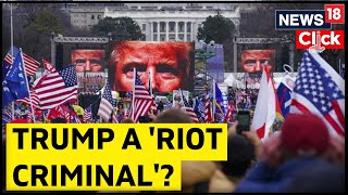 Jan 6 Riots Panel | Lawmakers Urge Criminal Charges Against Donald Trump | Capitol Riots Hearing