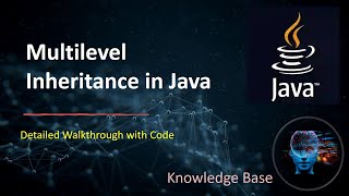 Multilevel Inheritance in Java: Step-by-Step Guide with Example #inheritance #java