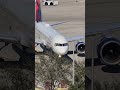 Delta Airlines 757 Pulling Up to the Gate! Watch the Engines! #shorts #like #travel #viral #fun