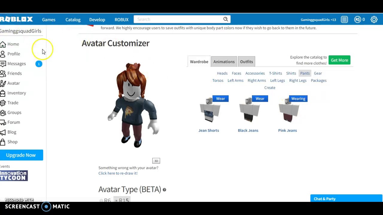 Roblox Avatar Creation Youtube