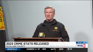 Richland County Sheriff’s Departments gives end of the year crime statistics for 2023