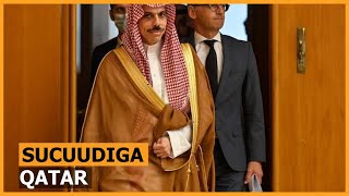 Sucuudiga Oo Rajo Wanaagsan Ka Muujiyay Soo Afjarida Go'doominta Qatar