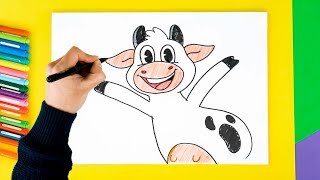Dibujando y Coloreando a la Vaca Lola - Toy Cantando