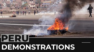 Peru protests: At least five killed in violent demonstrations