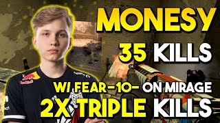 m0NESY 35Kills w/ fear-10- on Mirage - 2x Triple Kills - FACEIT PREMIUM - CSGO POV - July 21, 2023