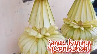 PROSES MEMBUAT JANUR KUNING PERNIKAHAN