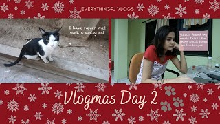 VLOGmas day 2| Introducing noisy neighborhood cat| EverythingPJ VLOGS| #vlogmas2020 #christmas2020