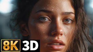 Face Portraits - Close Up (8K 3D)