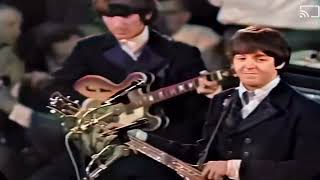 The Beatles - Yesterday (full band - Colorized) Live in Munich, 1966