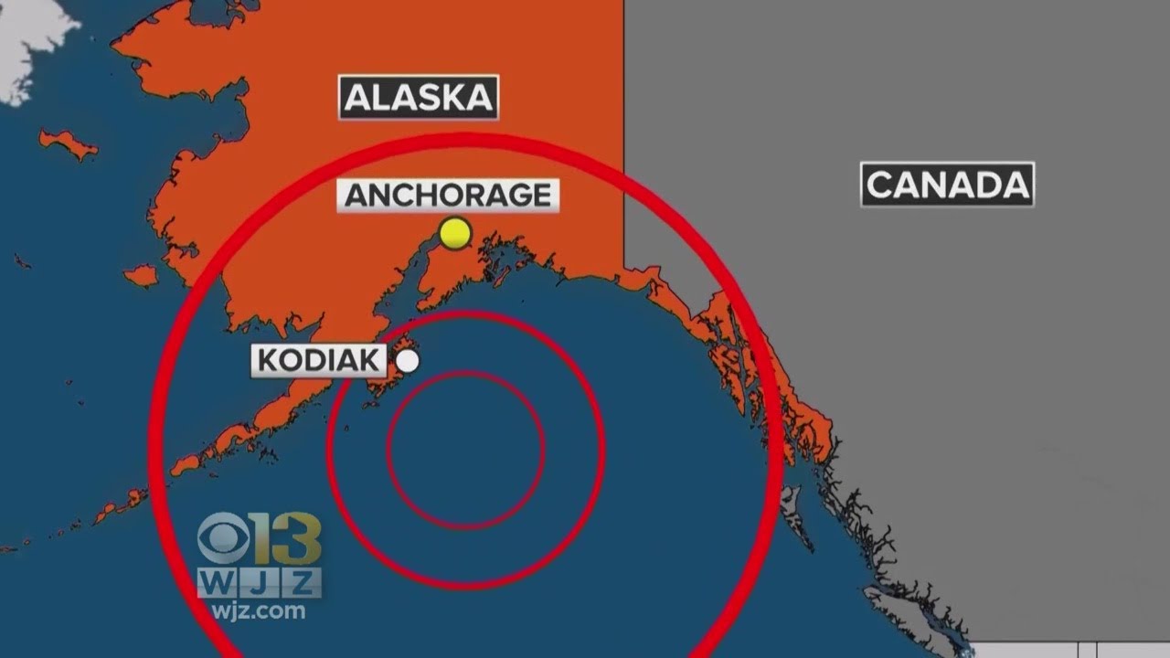 Alaska Earthquake Prompts Tsunami Warning - YouTube