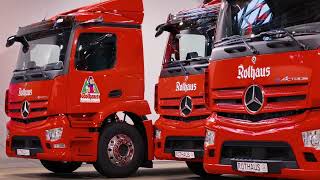 Klimapositiv 2030: Unsere neuen Mercedes eActros 400 im Einsatz bei Rothaus!