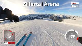 Zillertal Arena | Piste 🔴37🔴38🔴39 | 3,95KM | #ski #skiing #zillertal #insta360