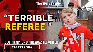 "Terrible referee!" | Southampton 0-1 Newcastle United | The Ugly Inside