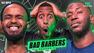 FILLY SHAVES HEAD BALD!! WITH DARKEST AND HARRY PINERO | Bad Barber Ep 2