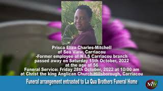 MTV Obituaries for Wednesday 26th October 2022