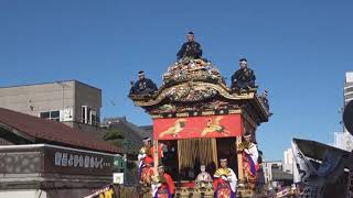 令和元年　『秩父夜祭』秩父神社【百花繚乱】上町屋台・宮地屋台＝曳き廻し・曳き踊り