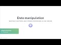 SQL Server Tutorial: Date manipulation