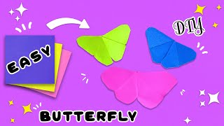 Easy Origami Butterfly | How to make Origami paper butterflies | Easy craft | DIY crafts | Diy