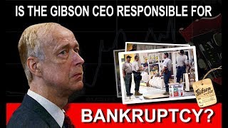 Who is to blame for the Gibson Guitar Factory Bankruptcy?