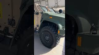 Huge armored JLTV Marine Corp truck at Yuma Air Show