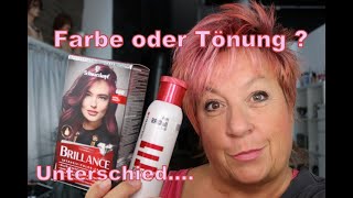 Was ist der  Unterschied zwischen Haarfarbe, Tönung und Intensivtönung?