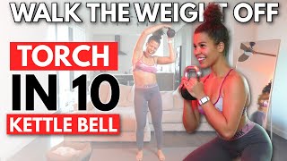 10 Min Fat Burn Tabata Workout (with Kettle Bell) | No Repeats