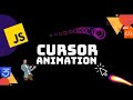 Cursor Animation Effects | On Mousemove Mouseout & Mouse Stopped — HTML CSS JavaScript Custom Cursor