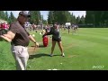 golf channel demonstration with ariya jutanugarn