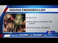 Indiana fireworks laws