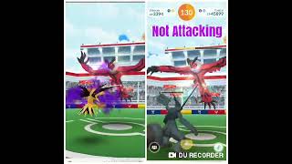 Pokemon Go-T5 Yveltal(伊裴爾塔爾) raid mock solo by 5 various electric pokemons(no weather boost)18/2/25