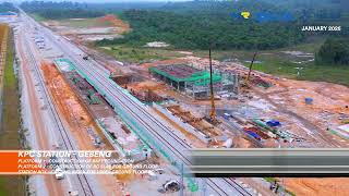 ECRL Site Progress as of January 2025