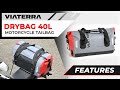 Dry Bag 40L Tail Bags For Motorbikes | Motorcycle Luggage Bag |Product Feature Video |ViaTerra Gear