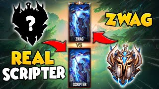REAL SCRIPTING XERATH VS. ZWAG XERATH IN AN EPIC 1V1! WHO WINS? - League of Legends