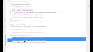 What is static initialization block in Java Example