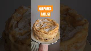 Meşhur KARPATKA tatlısını yapıyoruz🥰 #dessert #shorts #keşfet #tatlı #delicious #recipe #karpatka