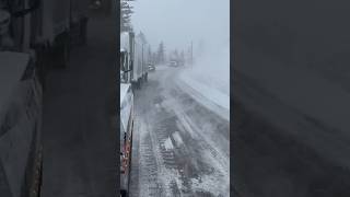 Towing in a blizzard