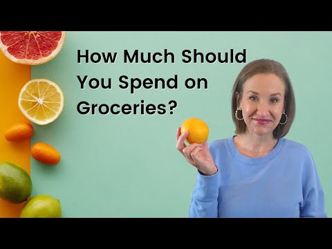 How much should a single person spend on food?