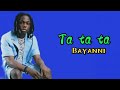 Bayanni - Ta Ta Ta {Lyrics} #afrobeat #lyrics