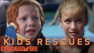 Kid's Lives on the Line | Kids Rescues Compilation | Chicago Fire