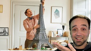 LEGO Eiffel Tower is 10,001 pieces, almost 5 ft / 1.5m tall! Official reveal, pics, & thoughts 10307