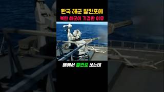 한국 해군 발칸포에 북한군이 기겁한 이유