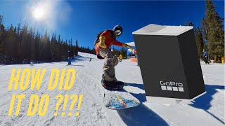 Snowboarding with the GoPro Enduro Battery : Review