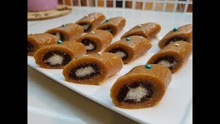 حلوى بدون فرن وبدون شكلاطة تجهز في 10 دقائق رووووعة جدا/ حلويات العيد Gâteau Sans Cuisson