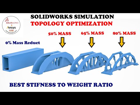 Solidworks Simulation Topology Optimization Generative design