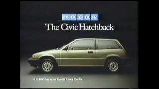 1986 Honda Civic Hatchback Commercial